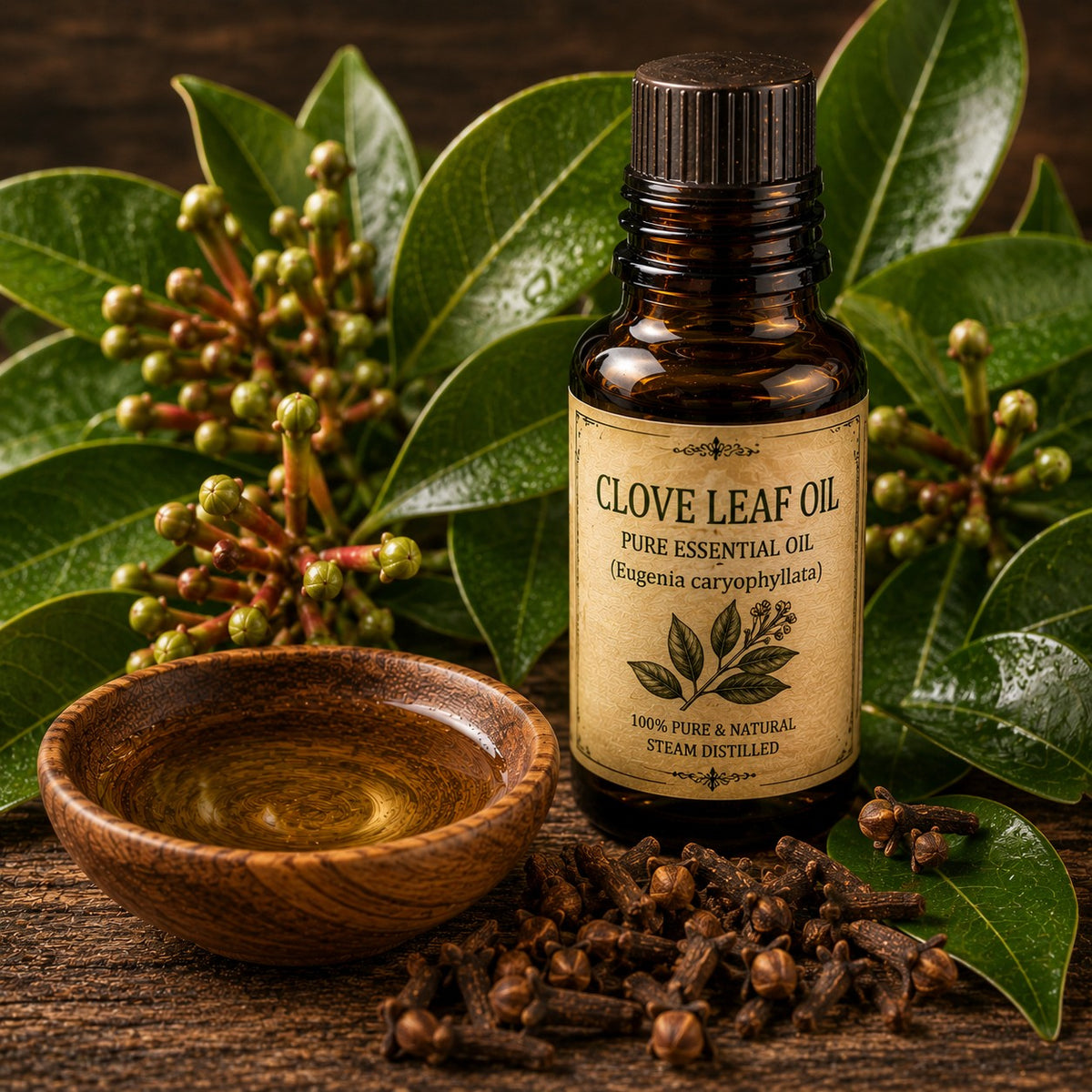 Clove Leaf Oil | Spicy, Warm, Woody & Aromatic Clove Essential Oil