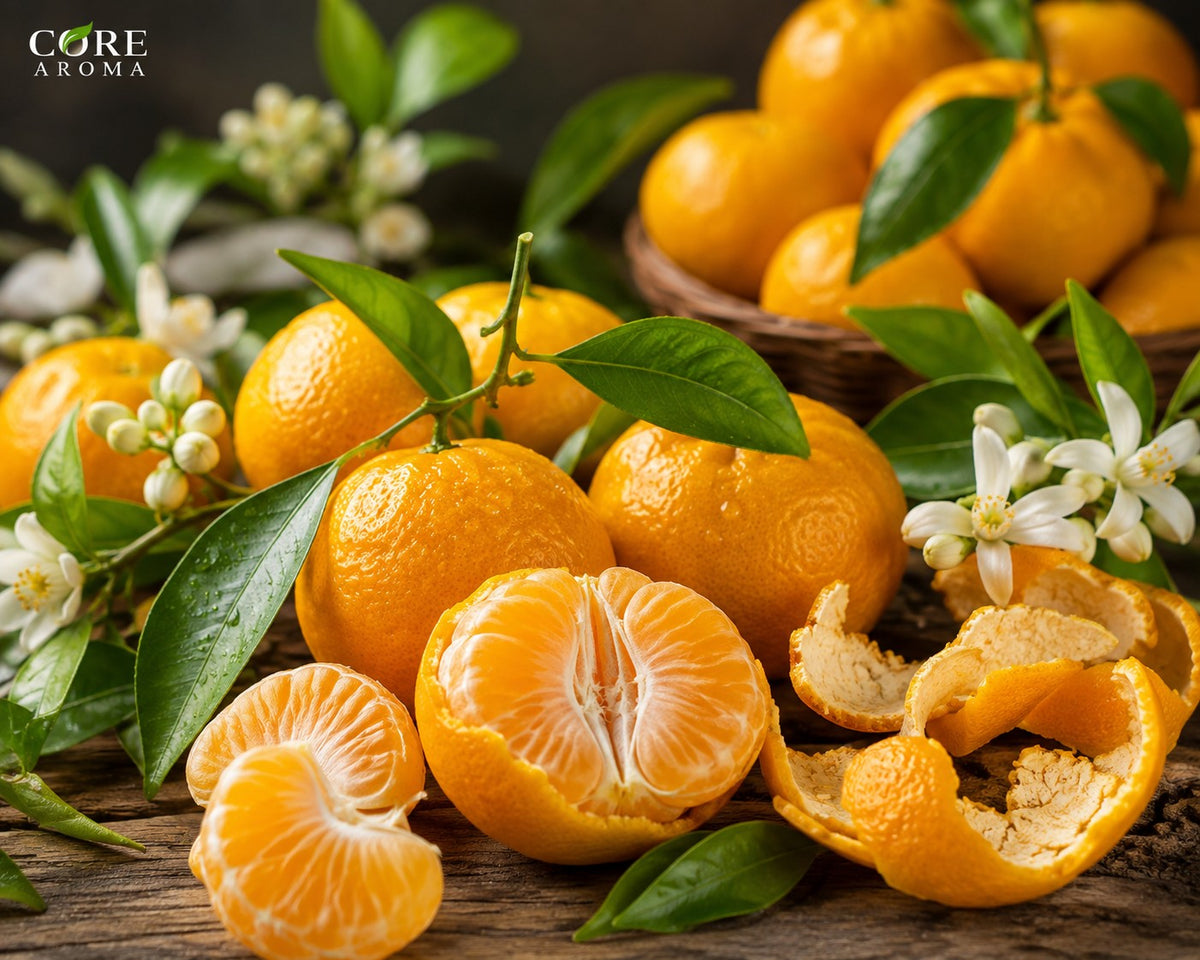 Mandarin Oil Yellow Pure | Sweet, Fresh & Fruity Mandarin Essential Oil