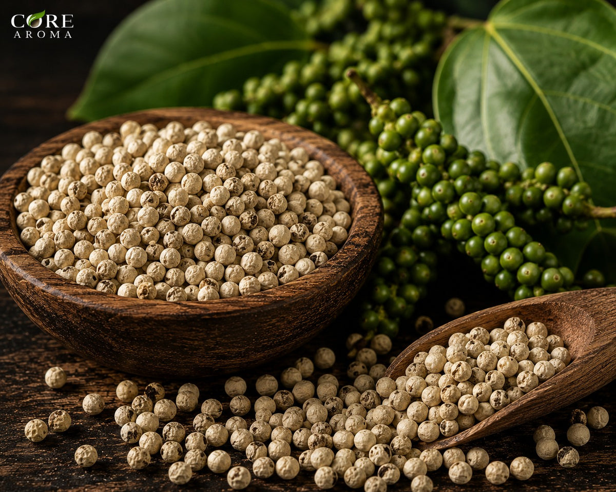 White Pepper Oil | Fresh, Spicy, Dry & Woody Pepper Essential Oil