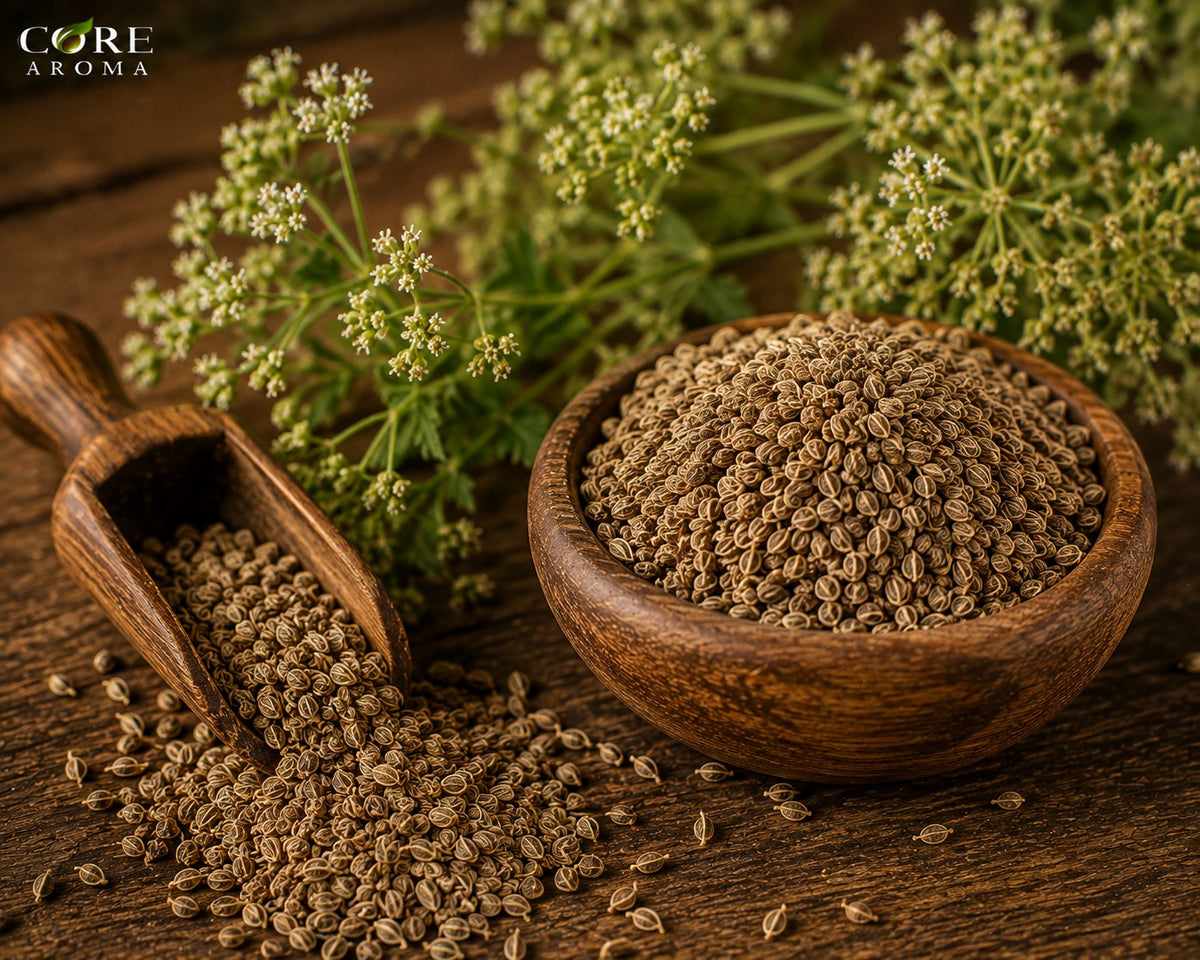 Ajwain Oil | Spicy, Herbal, Warm & Aromatic Essential Oil
