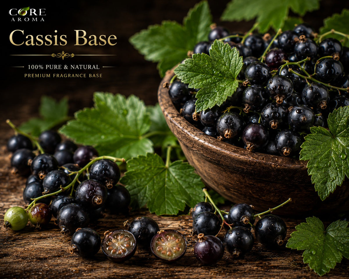 Cassis Base | Blackcurrant, Green, Fruity & Tart Aroma for Perfumery