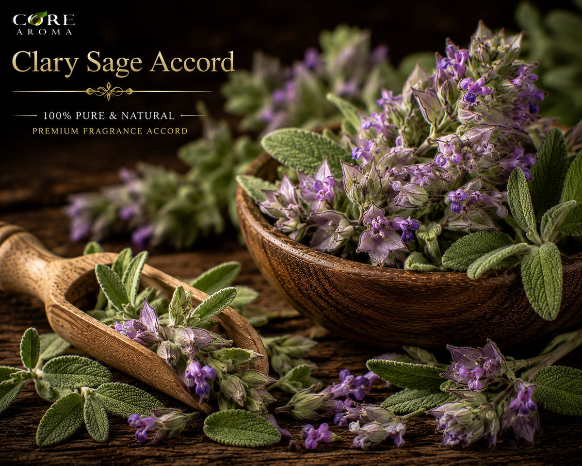Clary Sage Accord | Herbal, Aromatic, Green &  Warm Clary Sage Fragrance Accord