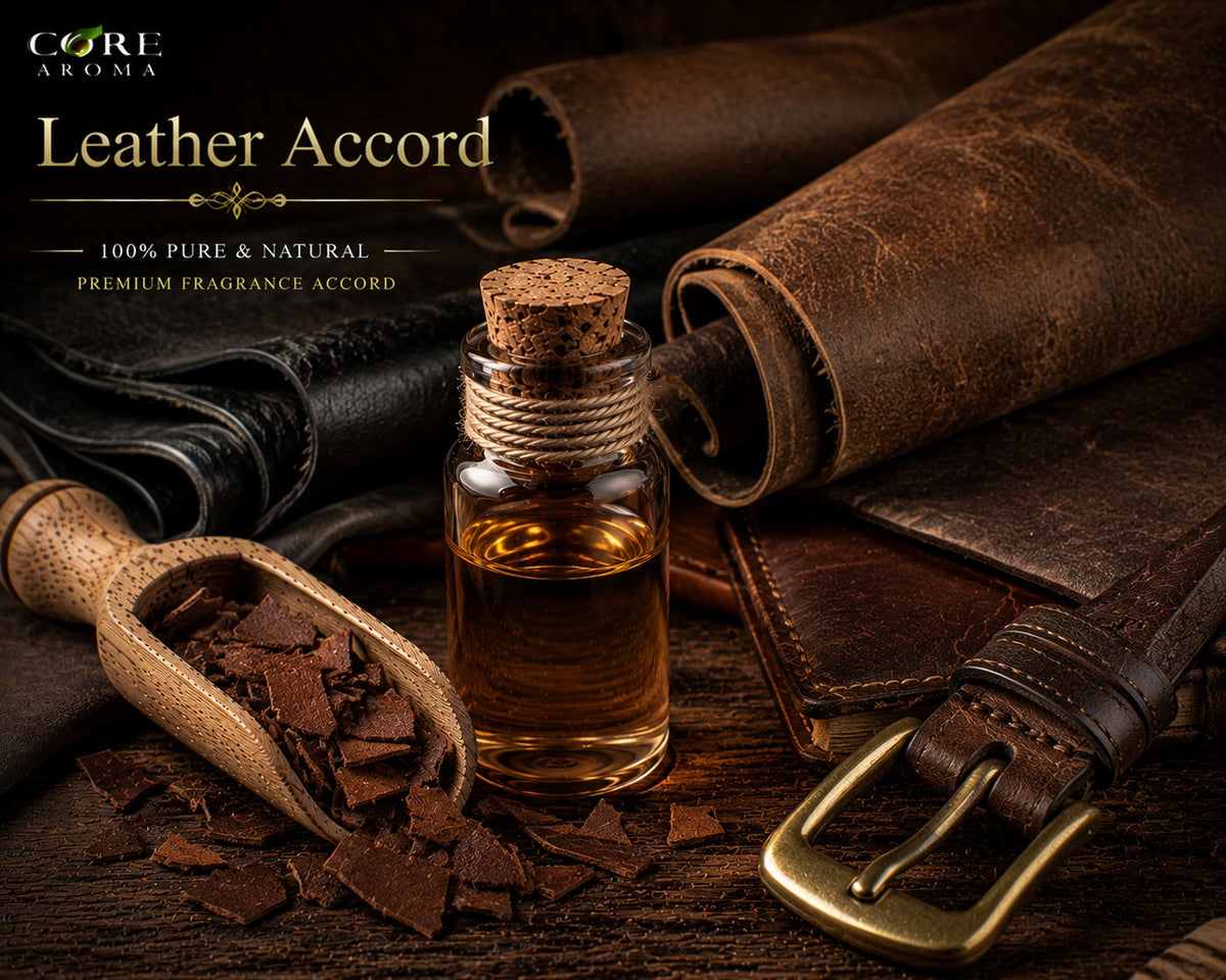 Leather Accord | Rich, Smoky, Suede, Woody & Sophisticated Leather Fragrance Accord