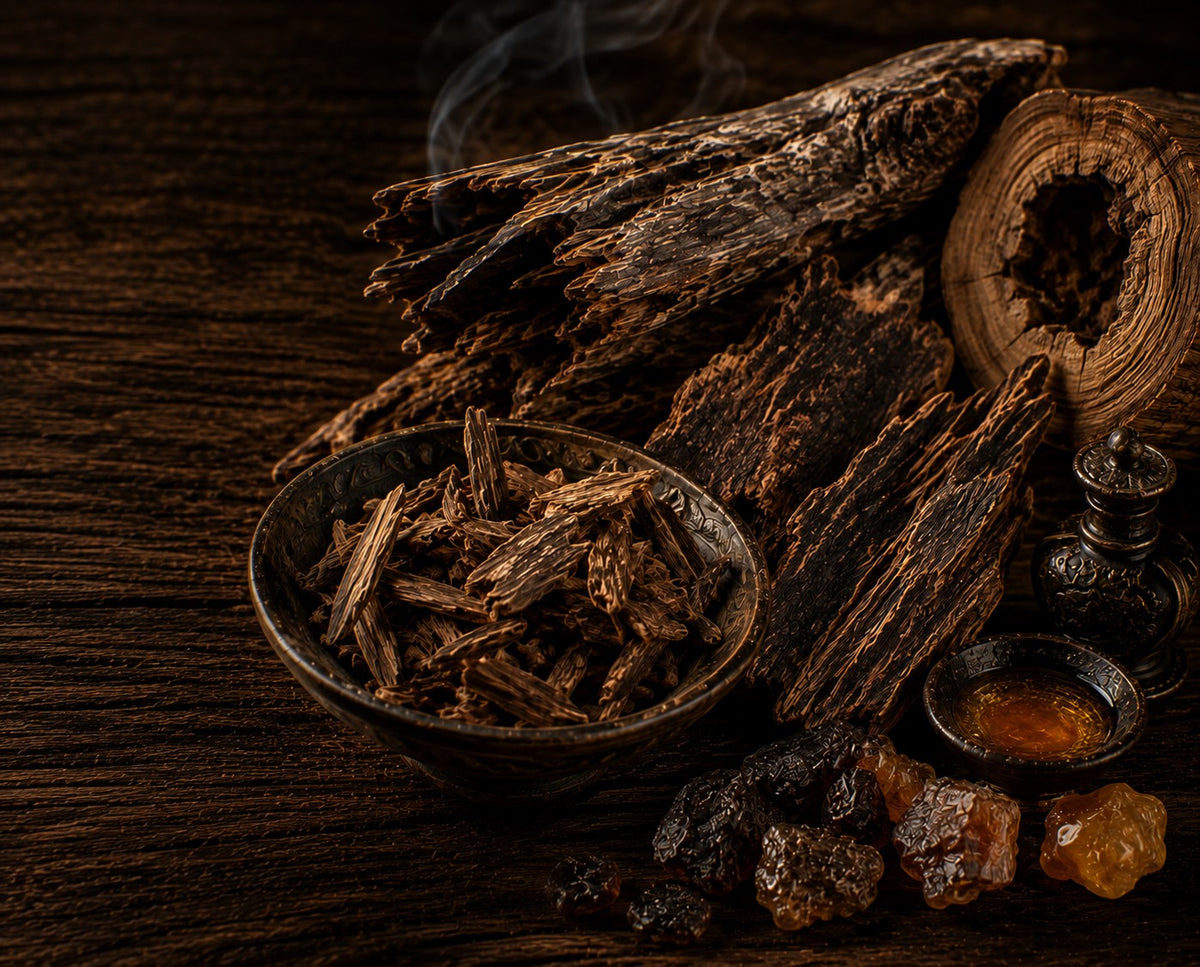 Oud Base Accord (Aquilaria Agallocha) | Rich, Woody, Smoky & Resinous Oud Fragrance Accord