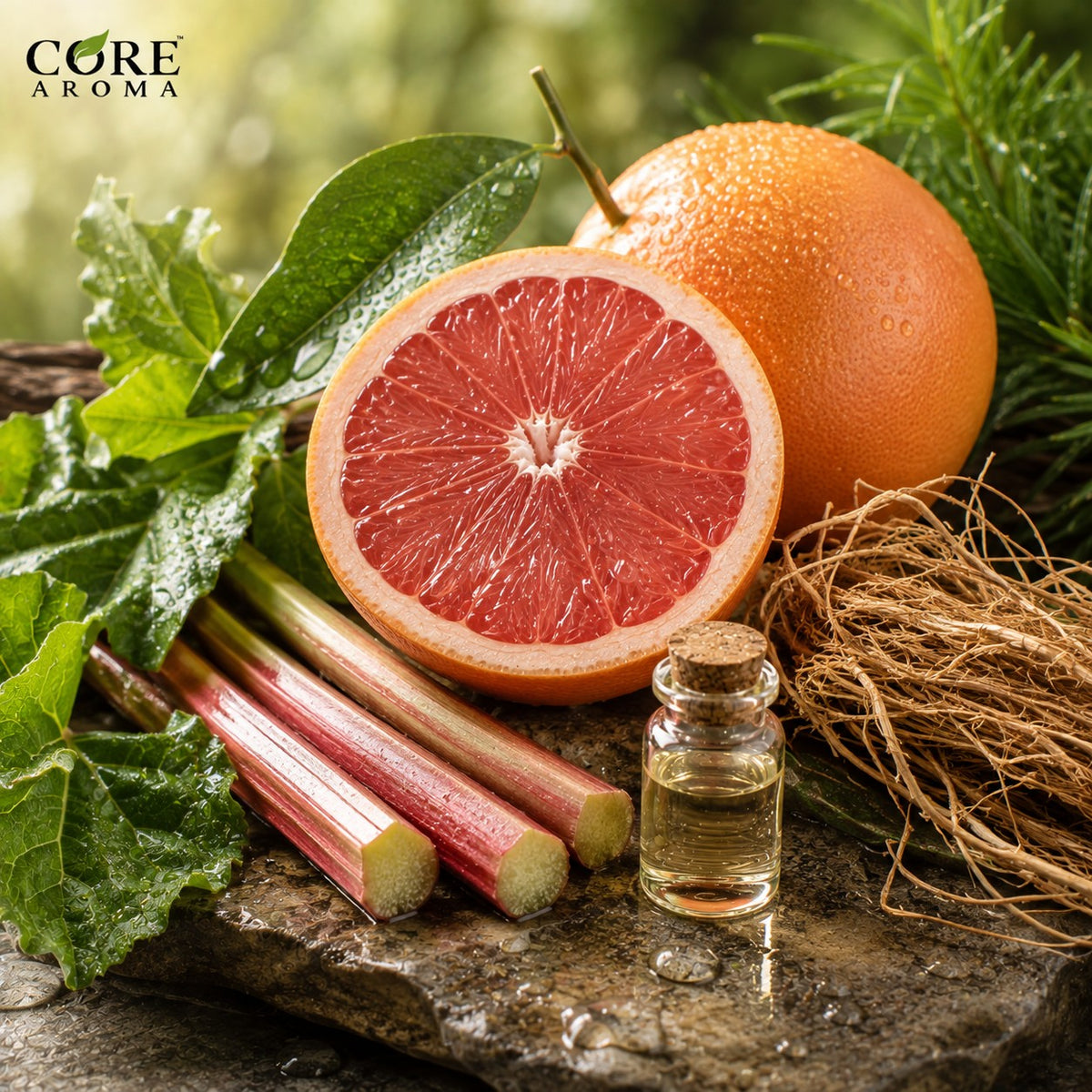 Khusinil (IFF) | Grapefruit, Green, Rhubarb & Woody Note