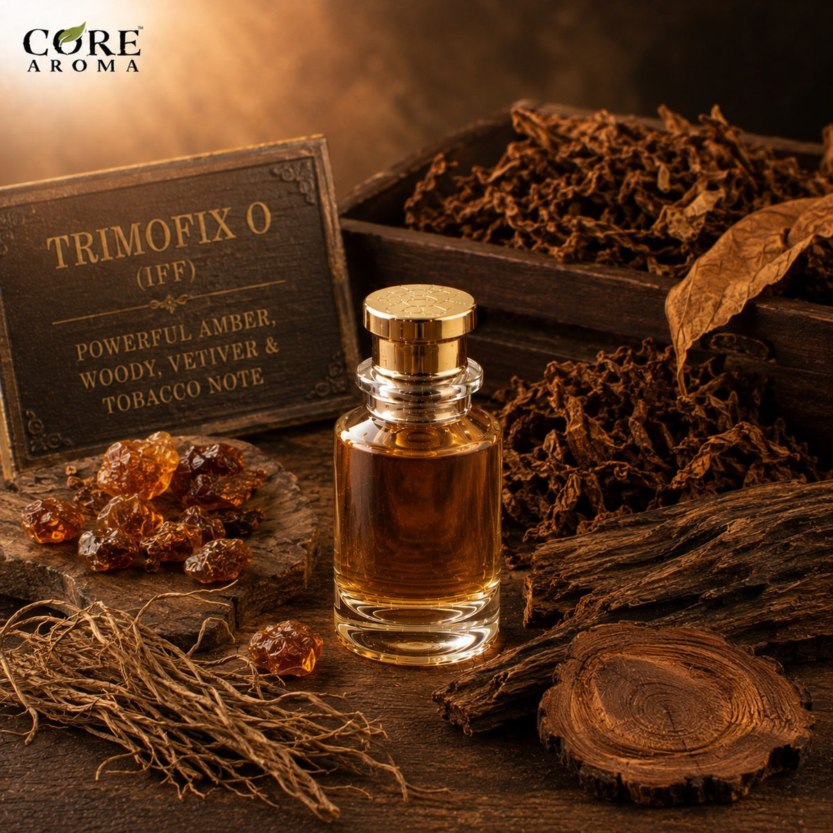 Trimofix O (IFF) | Powerful Amber, Woody, Vetiver & Tobacco Note