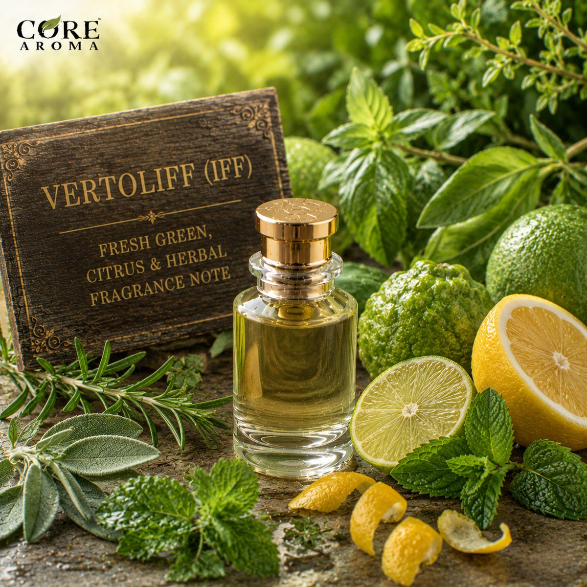 Vertoliff (IFF) | Fresh Green, Citrus & Herbal Fragrance Note