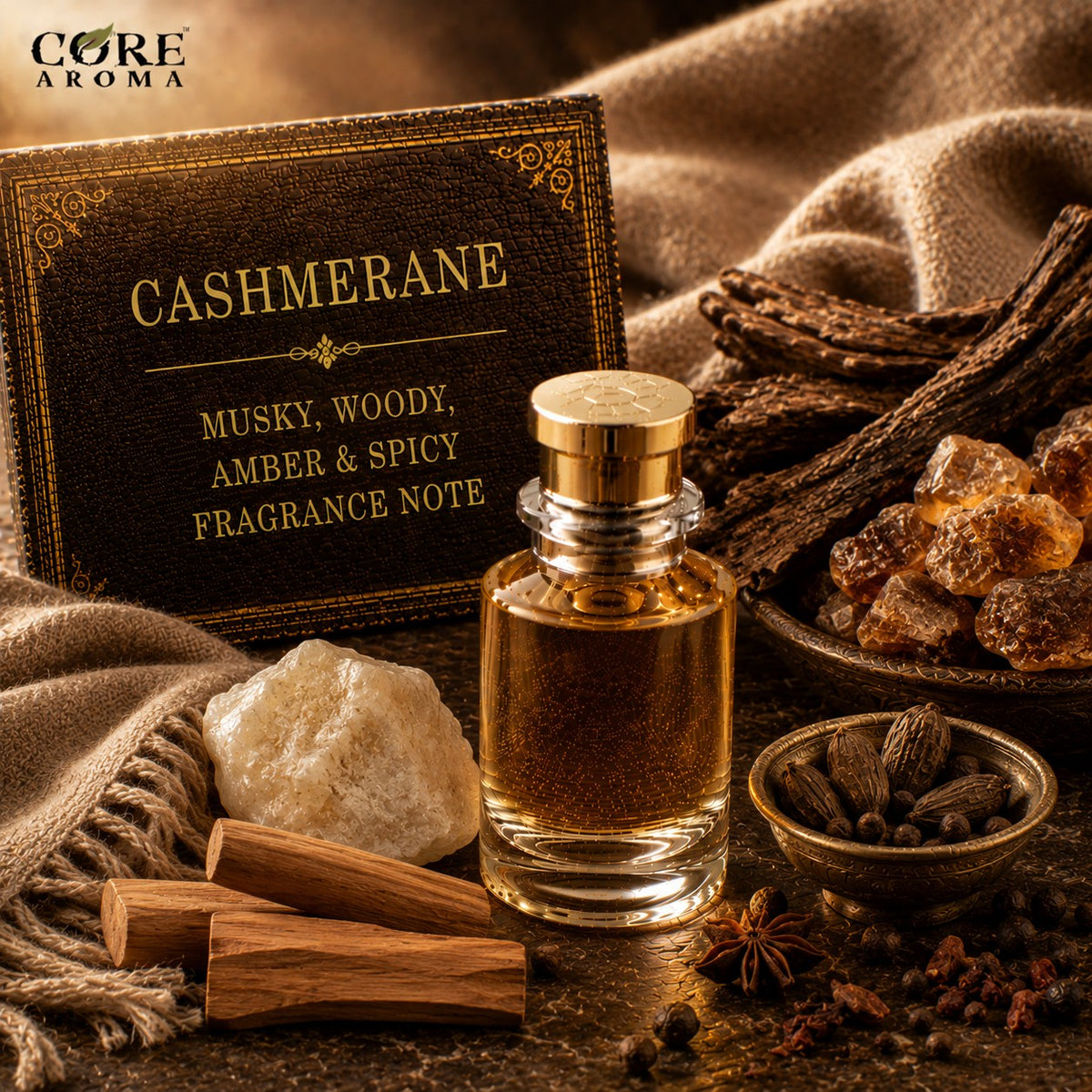 Cashmerane | Musky, Woody, Amber & Spicy Fragrance Note