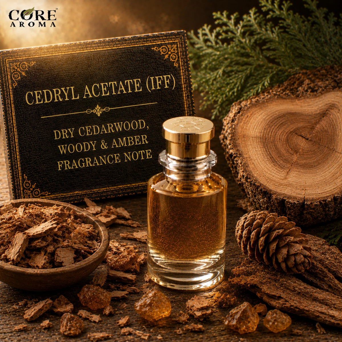 Cedryl Acetate (IFF) | Dry Cedarwood, Woody & Amber Fragrance Note