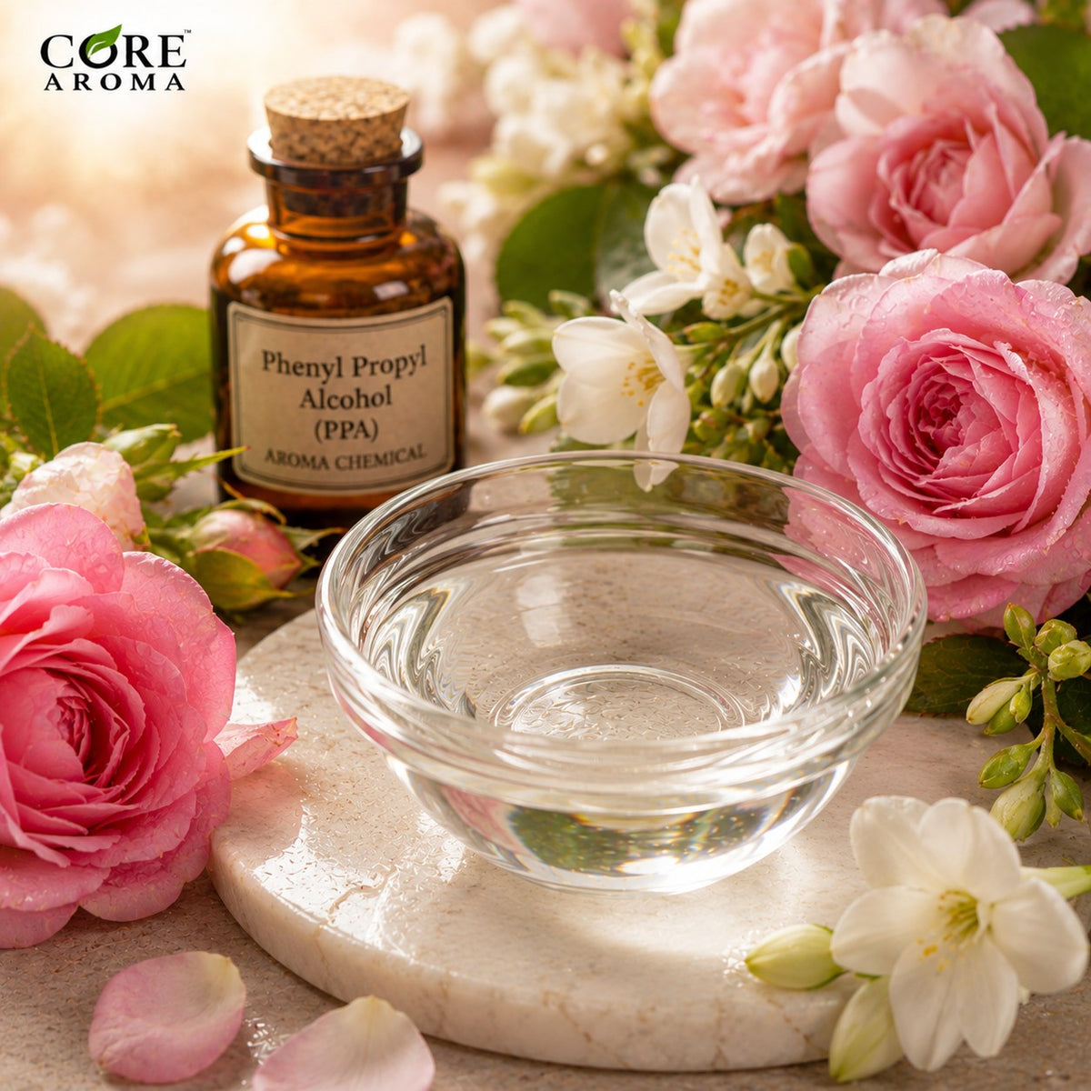 Phenyl Propyl Alcohol / PPA Aroma Chemical | Soft Floral, Rose, Balsamic & Honey Note