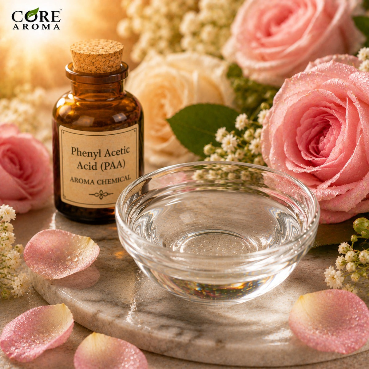Phenyl Acetic Acid / PAA Aroma Chemical | Honey, Floral, Balsamic & Rose Note