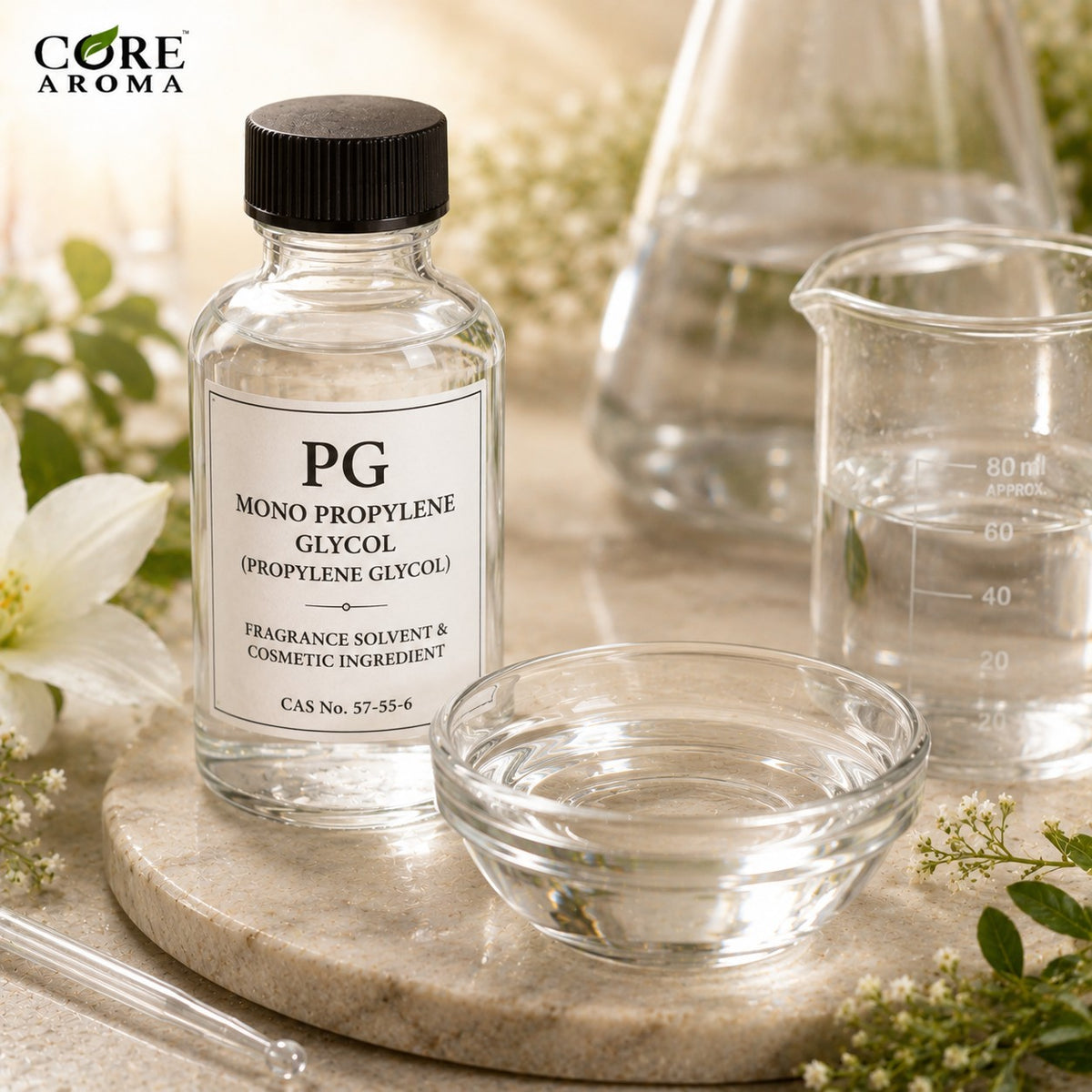 PG / Mono Propylene Glycol / Propylene Glycol | Fragrance Solvent & Cosmetic Ingredient
