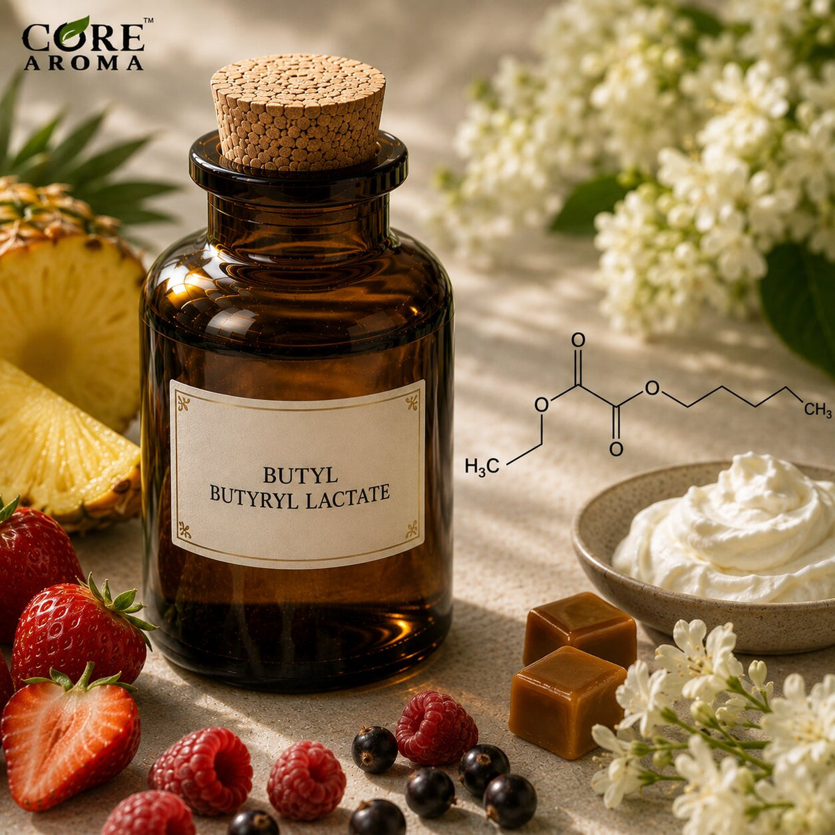 Butyl Butyryl Lactate Aroma Chemical | Creamy, Buttery & Dairy Note