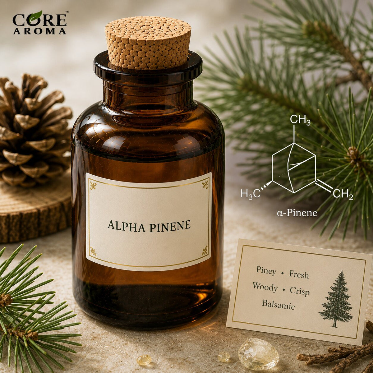 Alpha Pinene Aroma Chemical | Fresh Pine, Woody & Terpenic Note