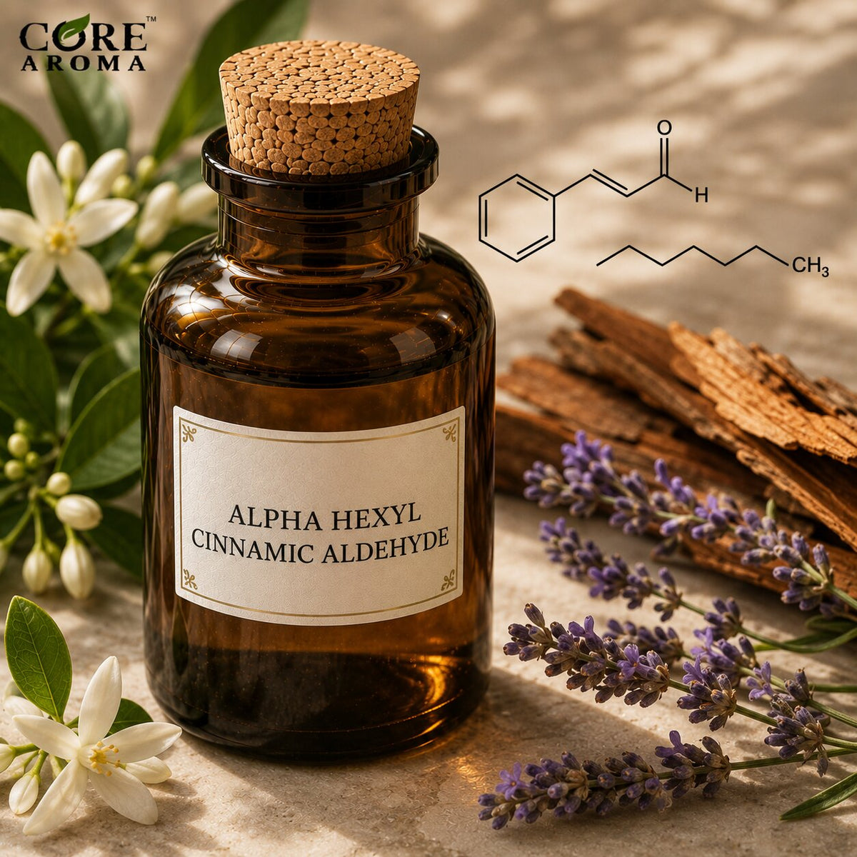 Alpha Hexyl Cinnamic Aldehyde Aroma Chemical | Floral, Jasmine & Woody Note