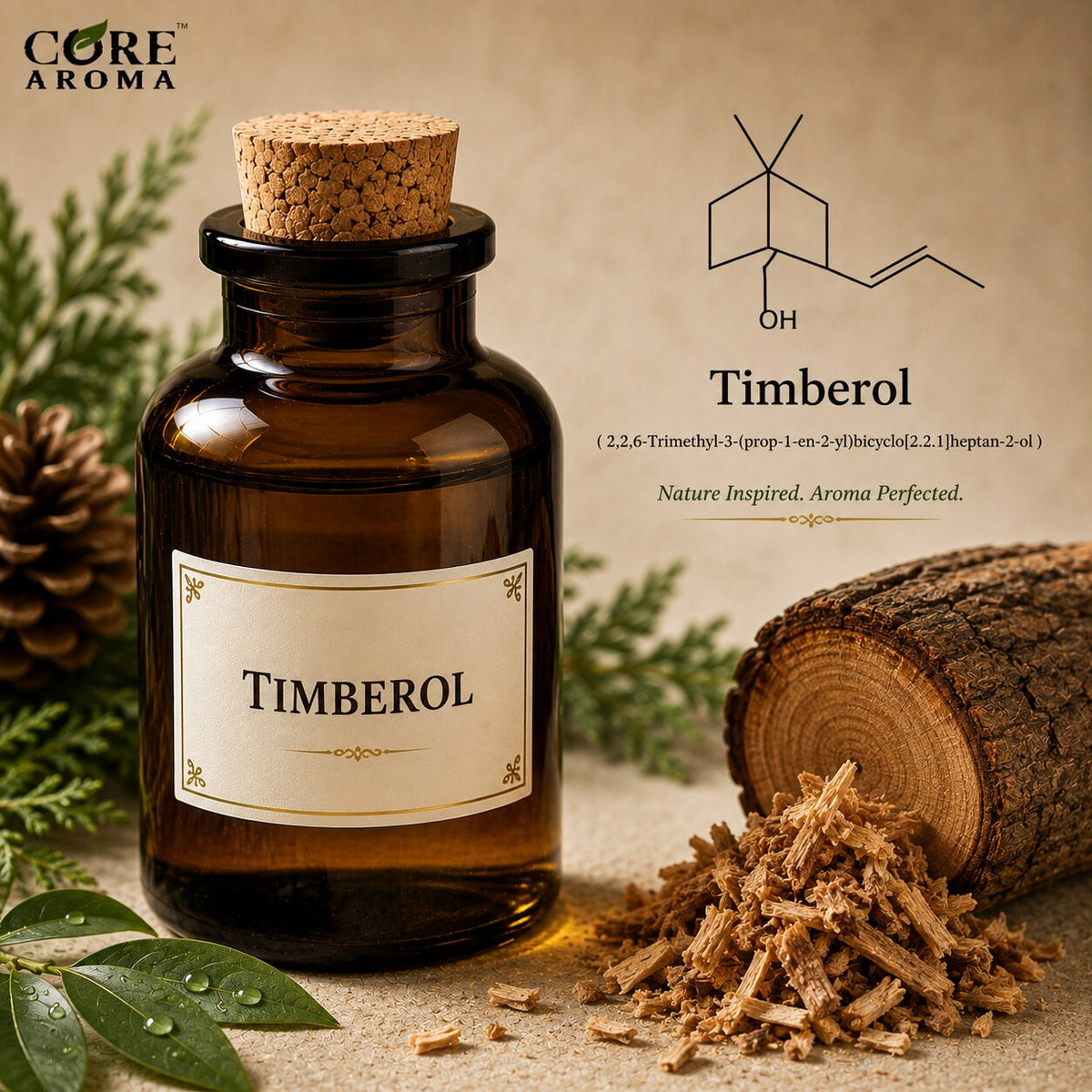Timberol Aroma Chemical | Powerful Woody Amber Fragrance Note