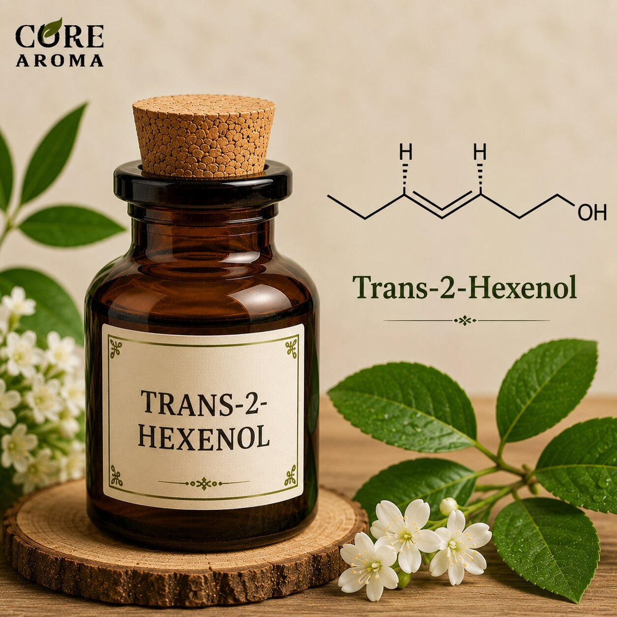 Trans-2-Hexenol Aroma Chemical | Fresh Green Leafy Note