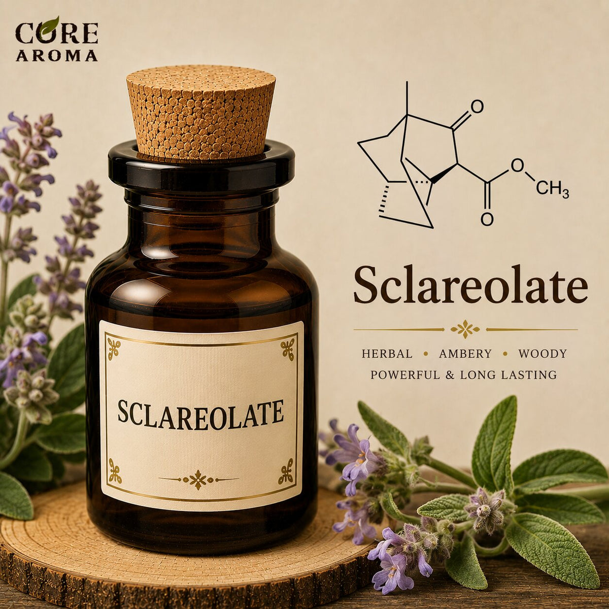 Sclareolate Aroma Chemical | Ambery Musky & Woody Note