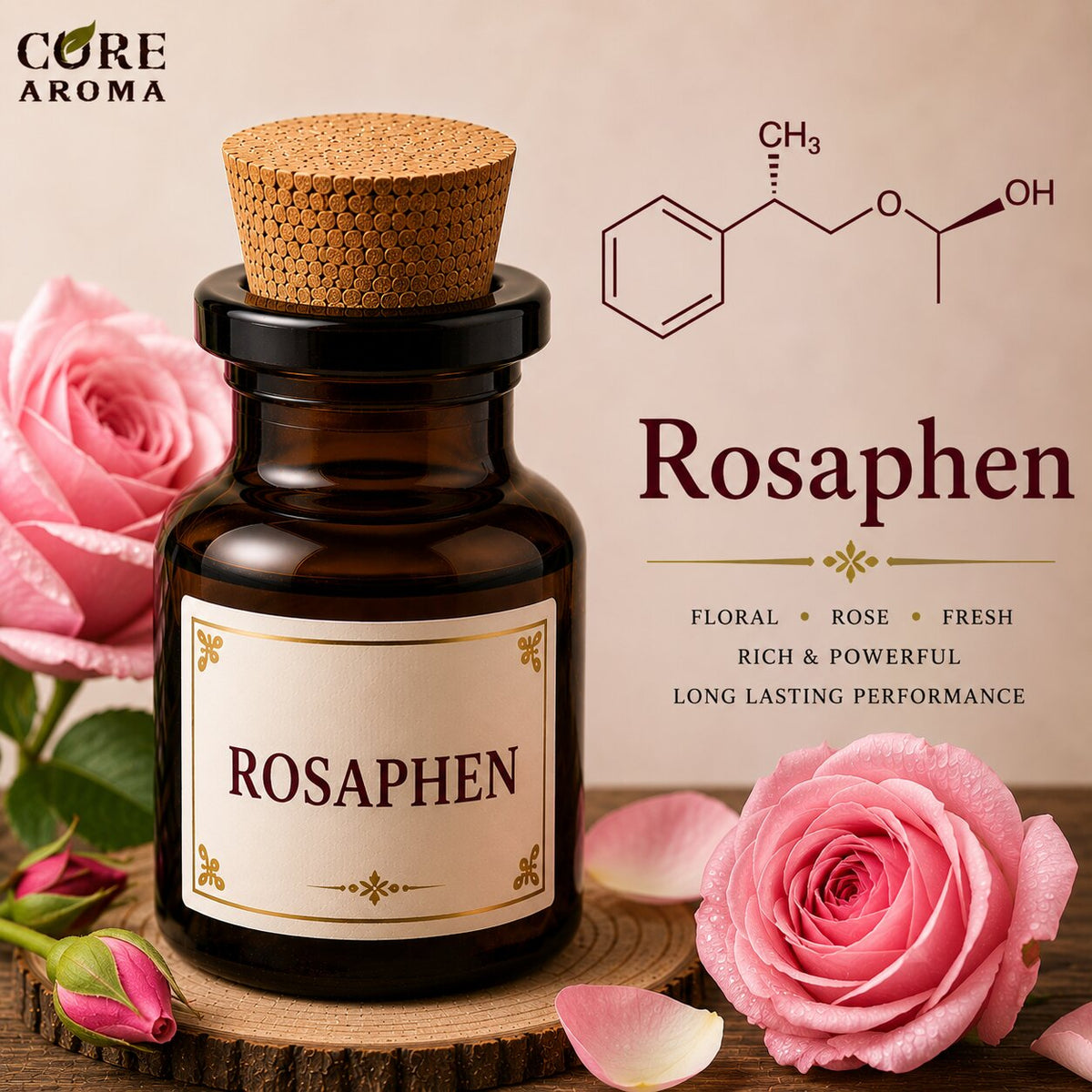 Rosaphen Aroma Chemical | Fresh Rose & Floral Note