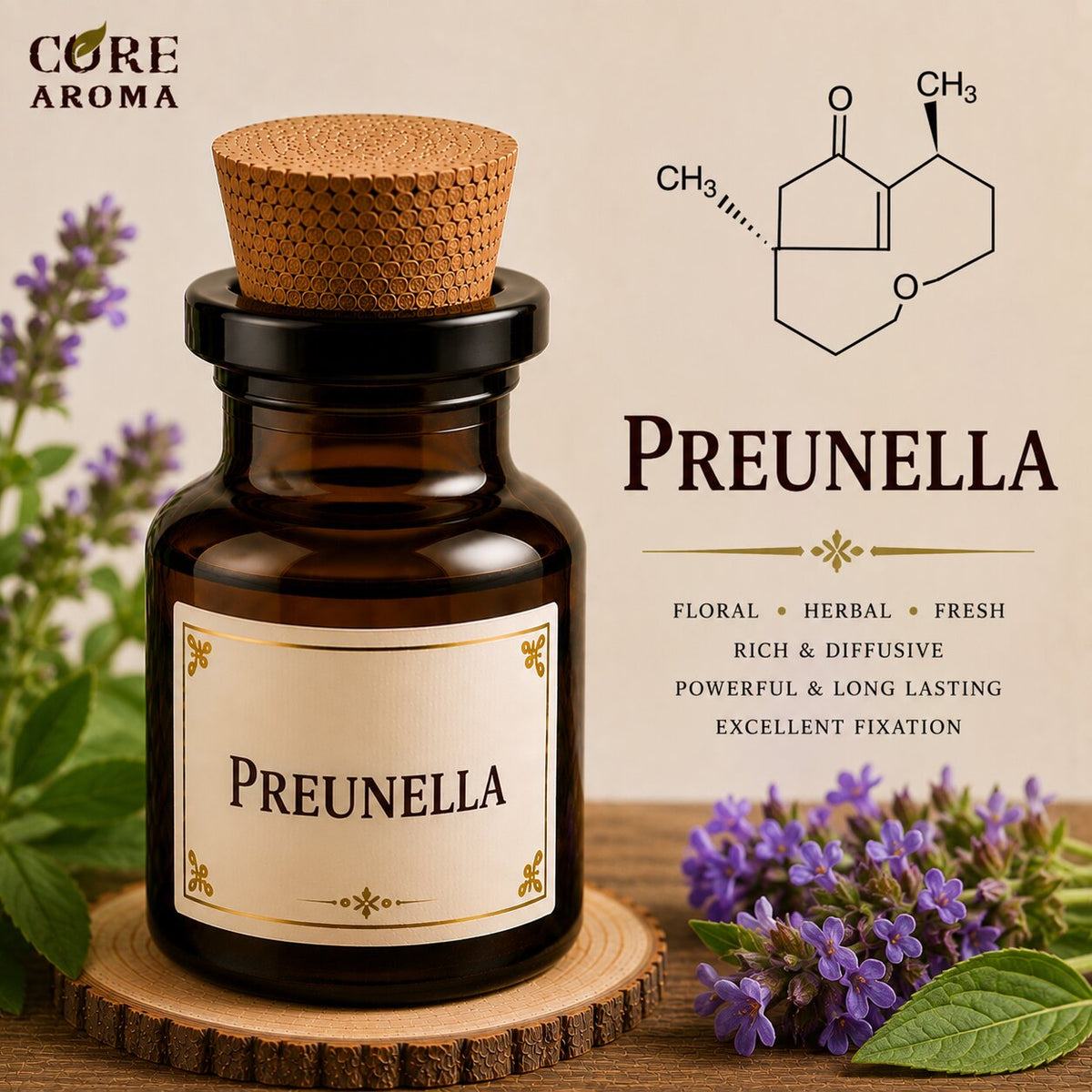 Preunella Aroma Chemical | Fresh Fruity & Floral Note