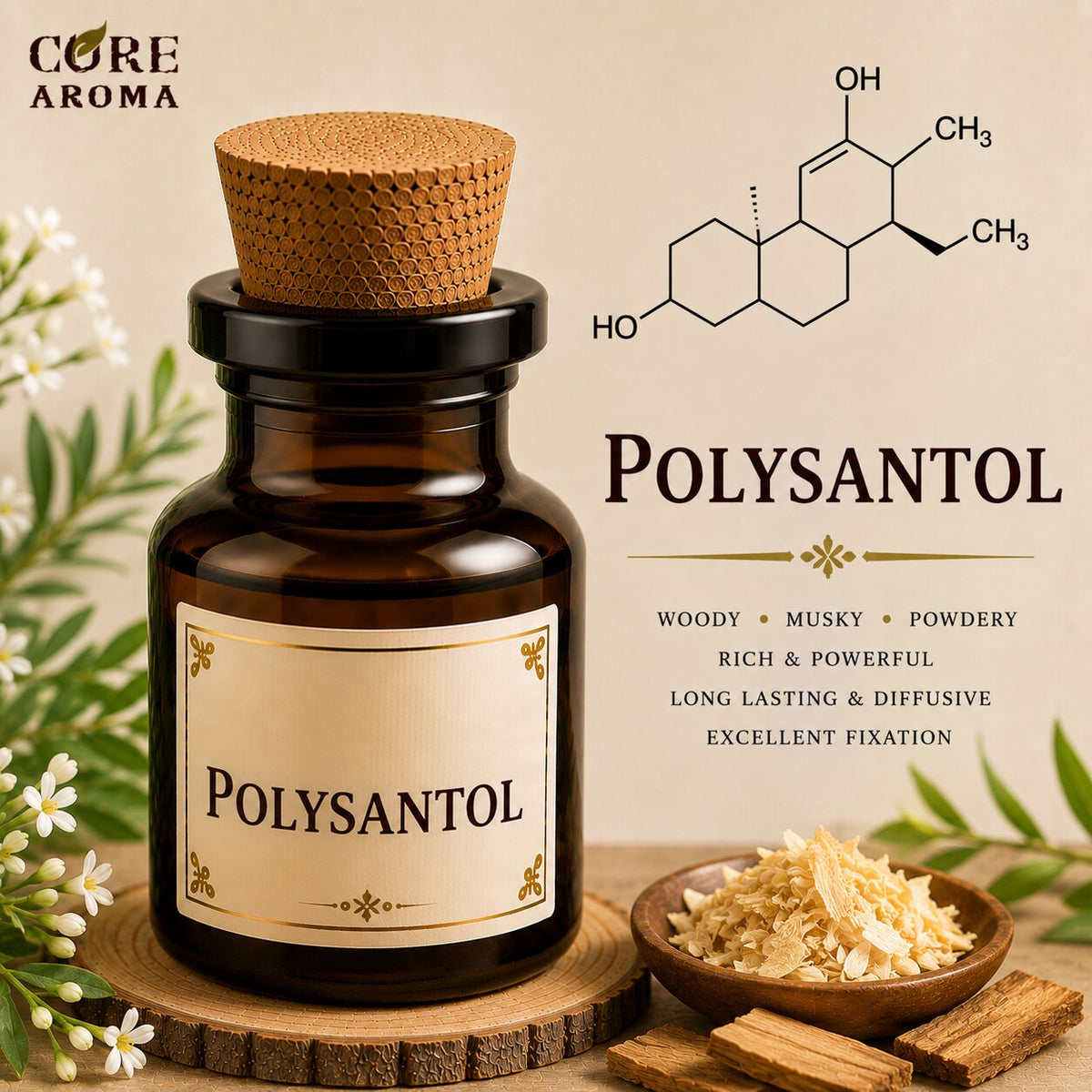 Polysantol Aroma Chemical | Creamy Sandalwood Note