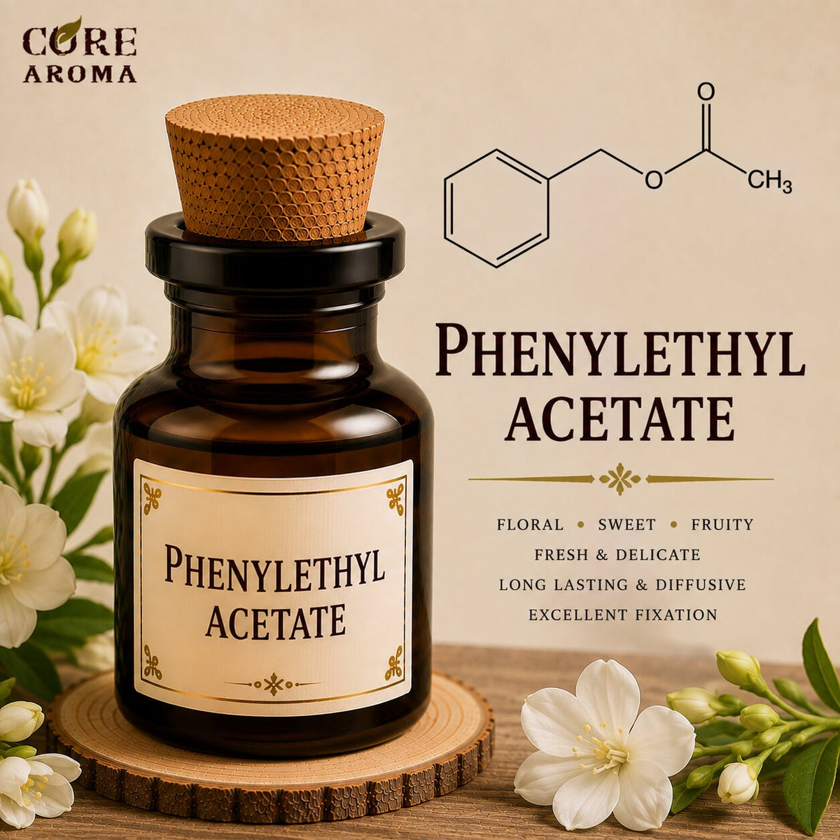 Phenylethyl Acetate Aroma Chemical | Fruity Rose Note