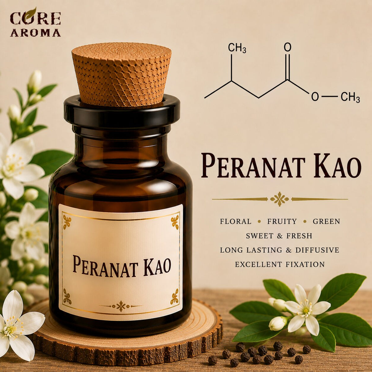 Peranat Kao Aroma Chemical | Fresh Pear & Fruity Note