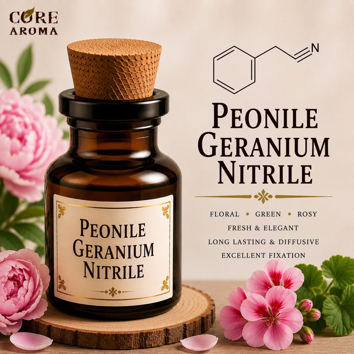 Peonile Geranium Nitrile Aroma Chemical | Floral Green Note