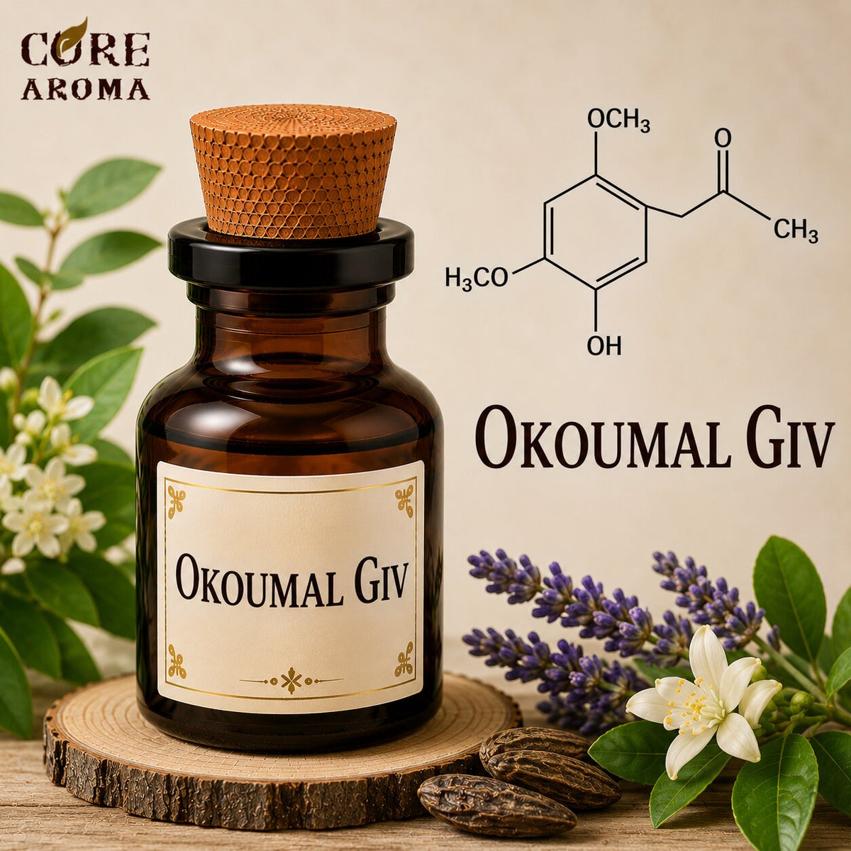 Okoumal Giv Aroma Chemical | Woody Amber & Sandalwood Note