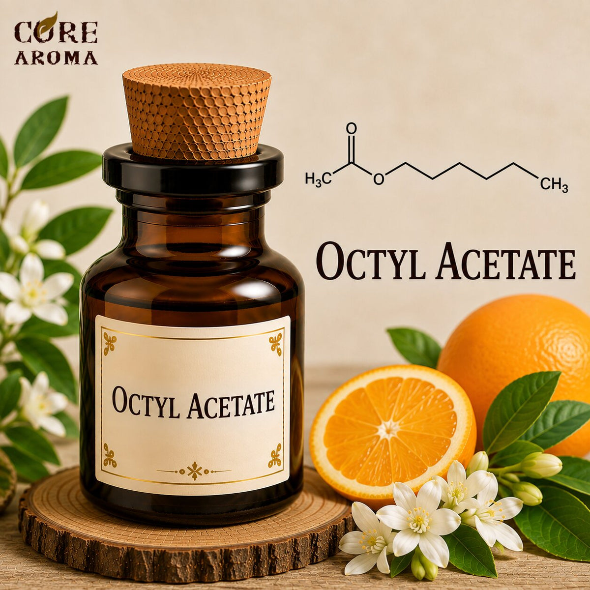 Octyl Acetate Aroma Chemical | Fresh Orange & Fruity Note