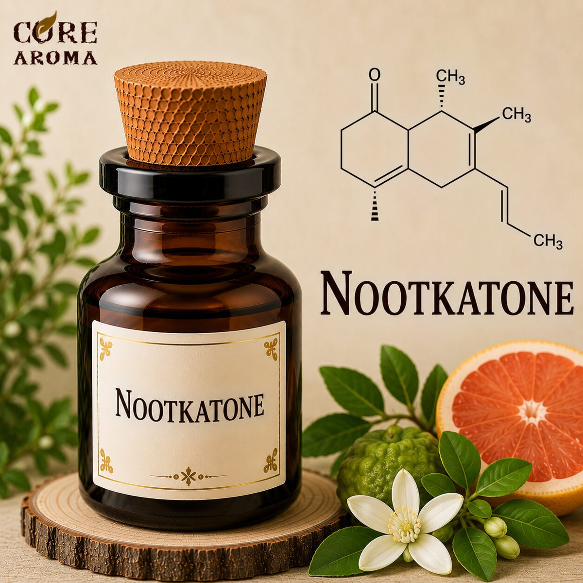 Nootkatone 98% Aroma Chemical | Grapefruit & Citrus Note