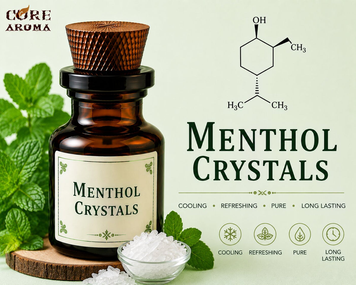 Menthol Crystals Aroma Chemical | Fresh Minty Note