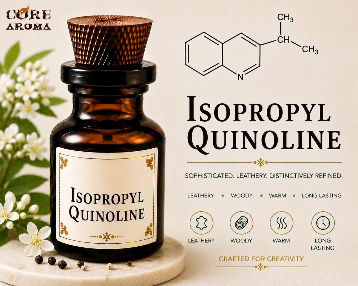 Isopropyl Quinoline Aroma Chemical | Leather, Animalic & Woody Note