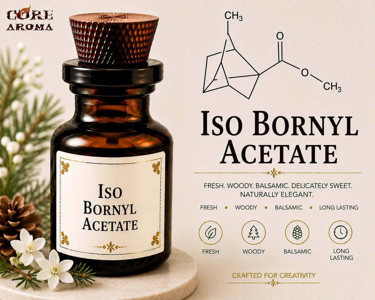 Iso Bornyl Acetate Aroma Chemical | Fresh Pine & Camphoraceous Woody Note
