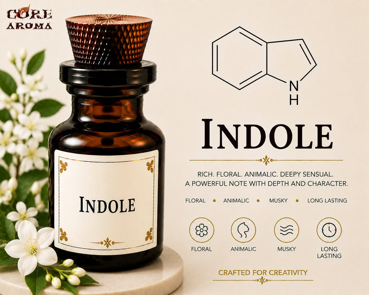 Indole Aroma Chemical | Animalic, Floral & Jasmine Fragrance Note