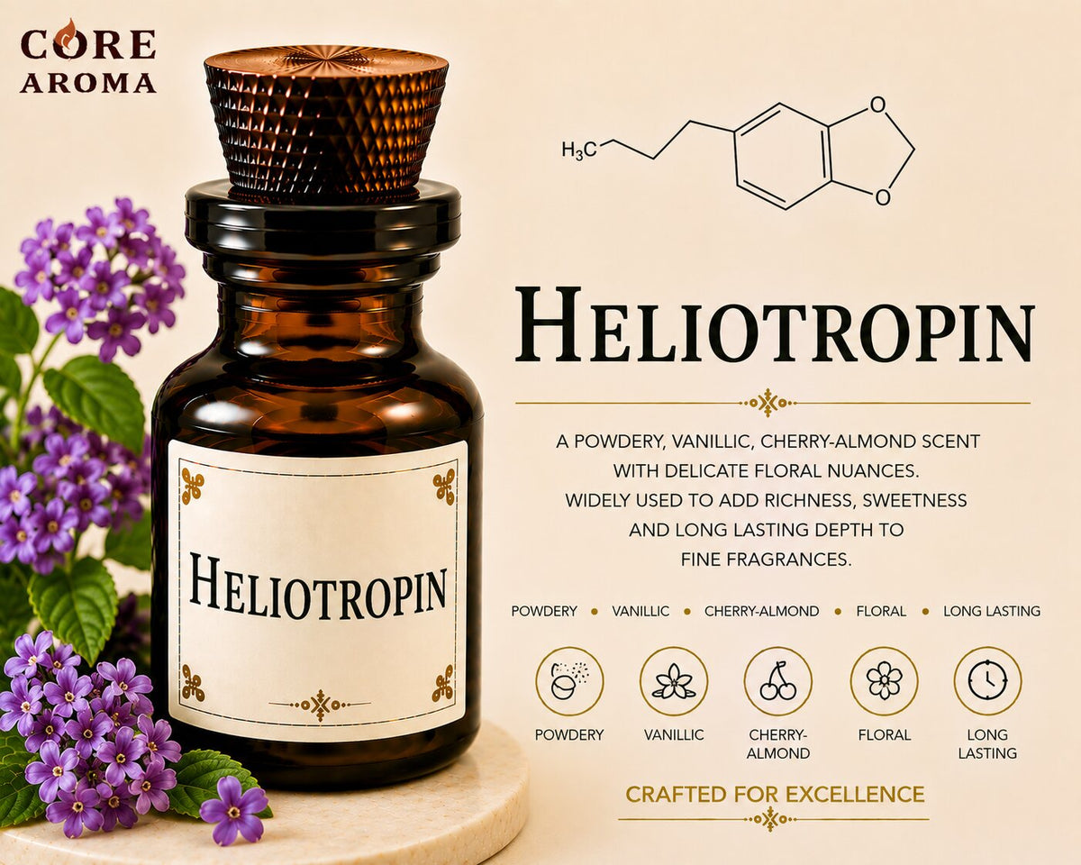 Heliotropin Aroma Chemical | Powdery Almond & Vanilla Floral Note