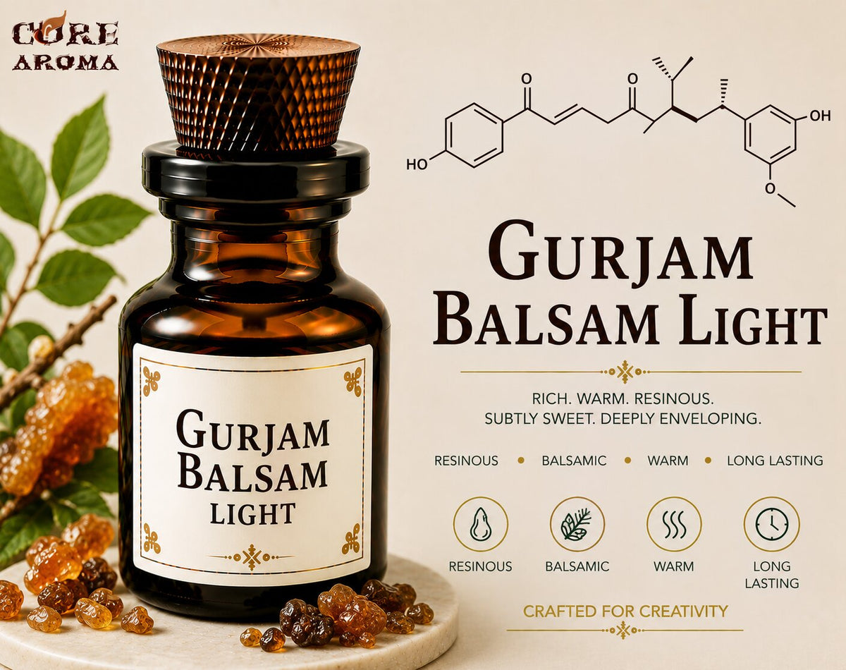 Gurjam Balsam Light | Warm Woody & Balsamic Fragrance Material