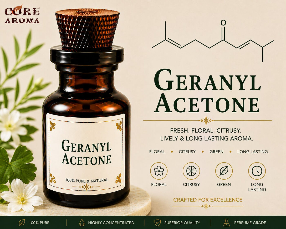 Geranyl Acetone Aroma Chemical | Fresh Green Floral Note