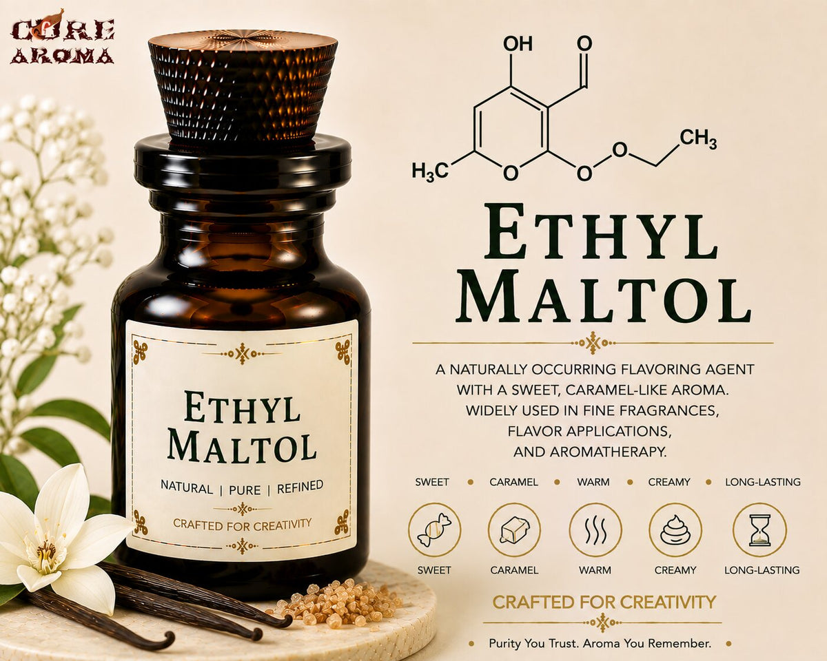 Ethyl Maltol Aroma Chemical | Sweet Caramel Note