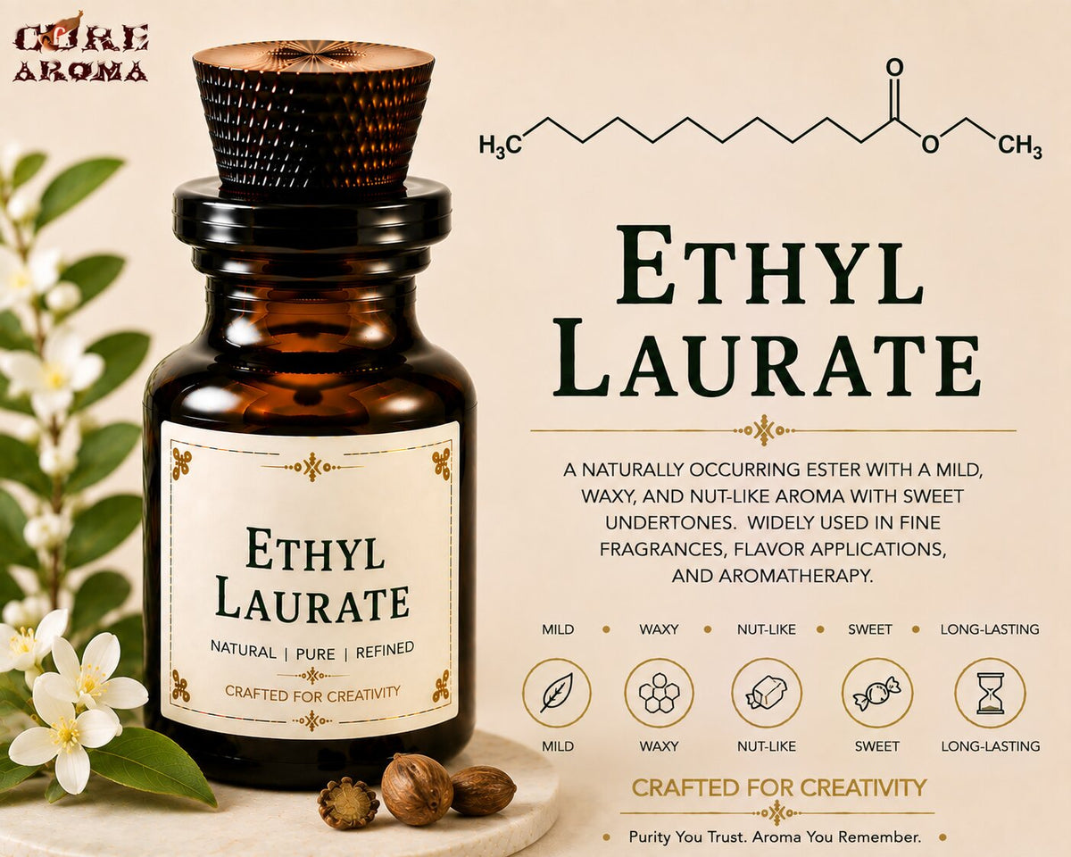 Ethyl Laurate Aroma Chemical | Soft Fruity Waxy Note