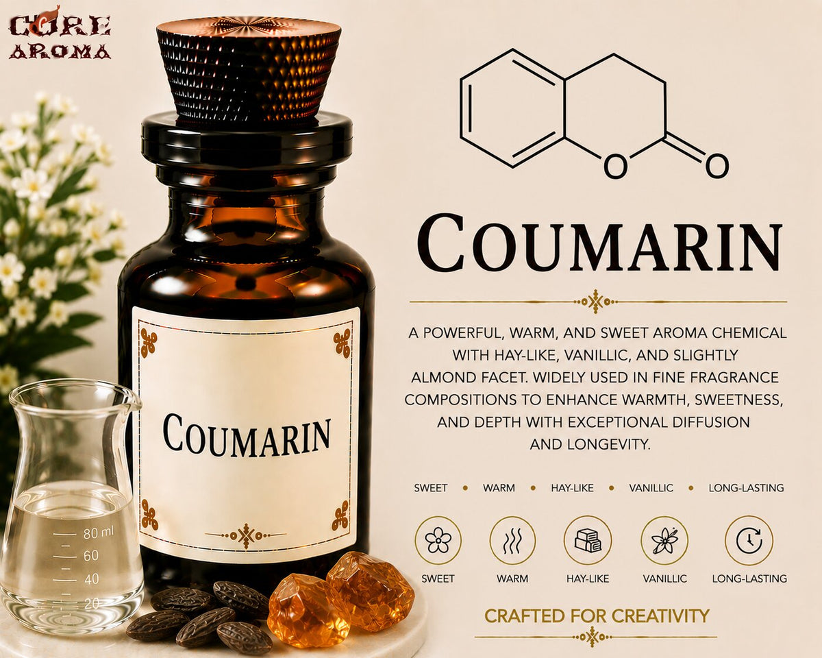 Coumarin Aroma Chemical | Sweet Tonka Ingredient | Core Aroma
