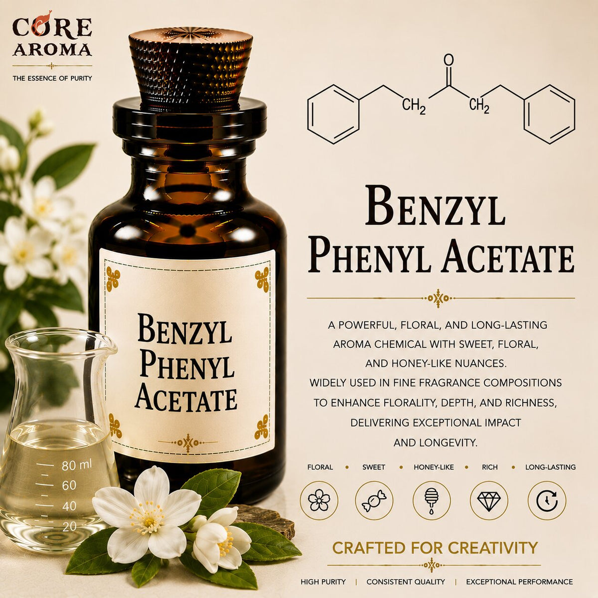Benzyl Phenyl Acetate Aroma Chemical | Honey Floral