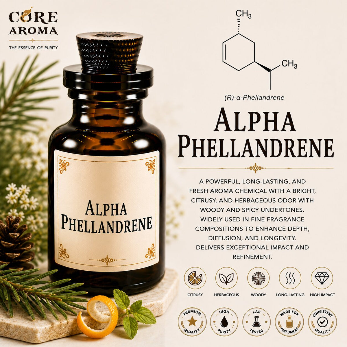Alpha Phellandrene Aroma Chemical | Core Aroma