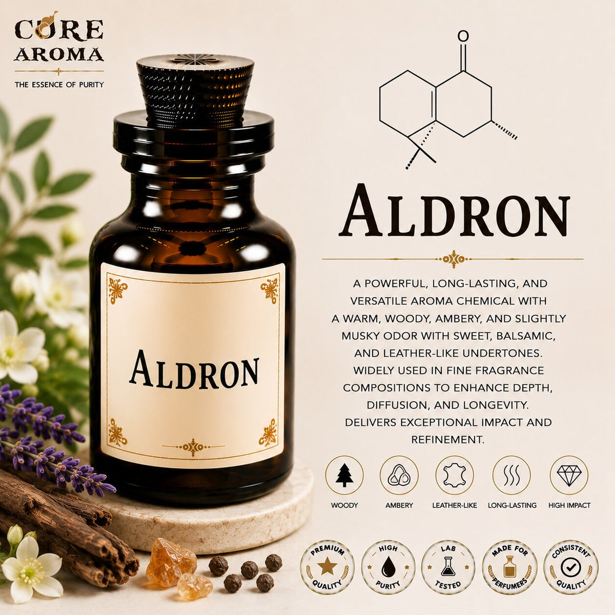 Aldron Aroma Chemical | Animalic Amber Musk Material