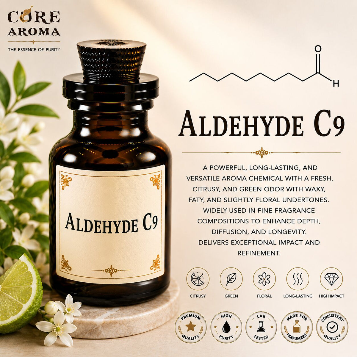 Aldehyde C9 (Nonanal) Aroma Chemical | Core Aroma