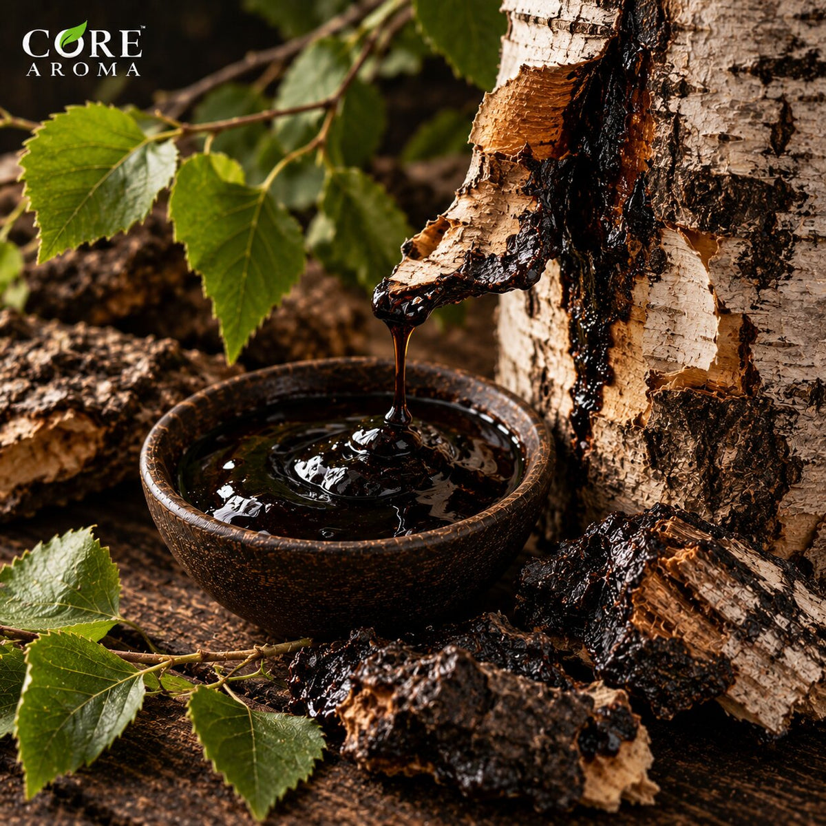 Birch Tar Oil Pure | Smoky Leather Essential Oil