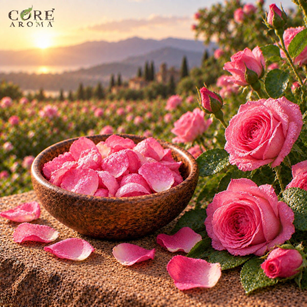 Rose Oil (Edible Grade) (India) | Natural Rose Aroma