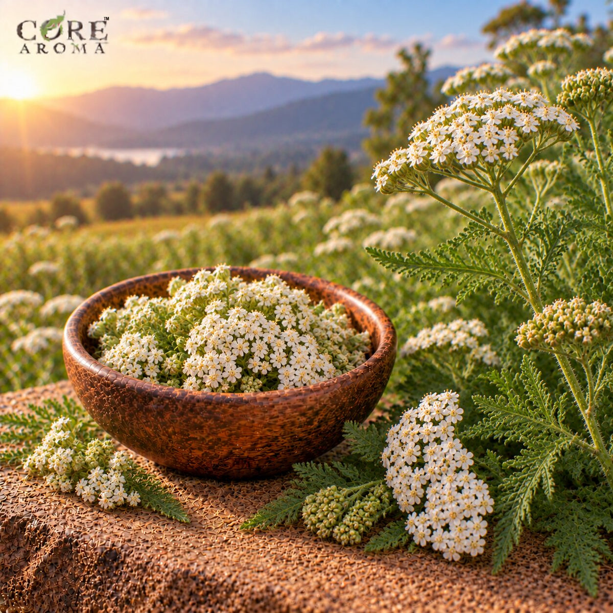 Yarrow Oil (India) | Herbal Green Essential Oil